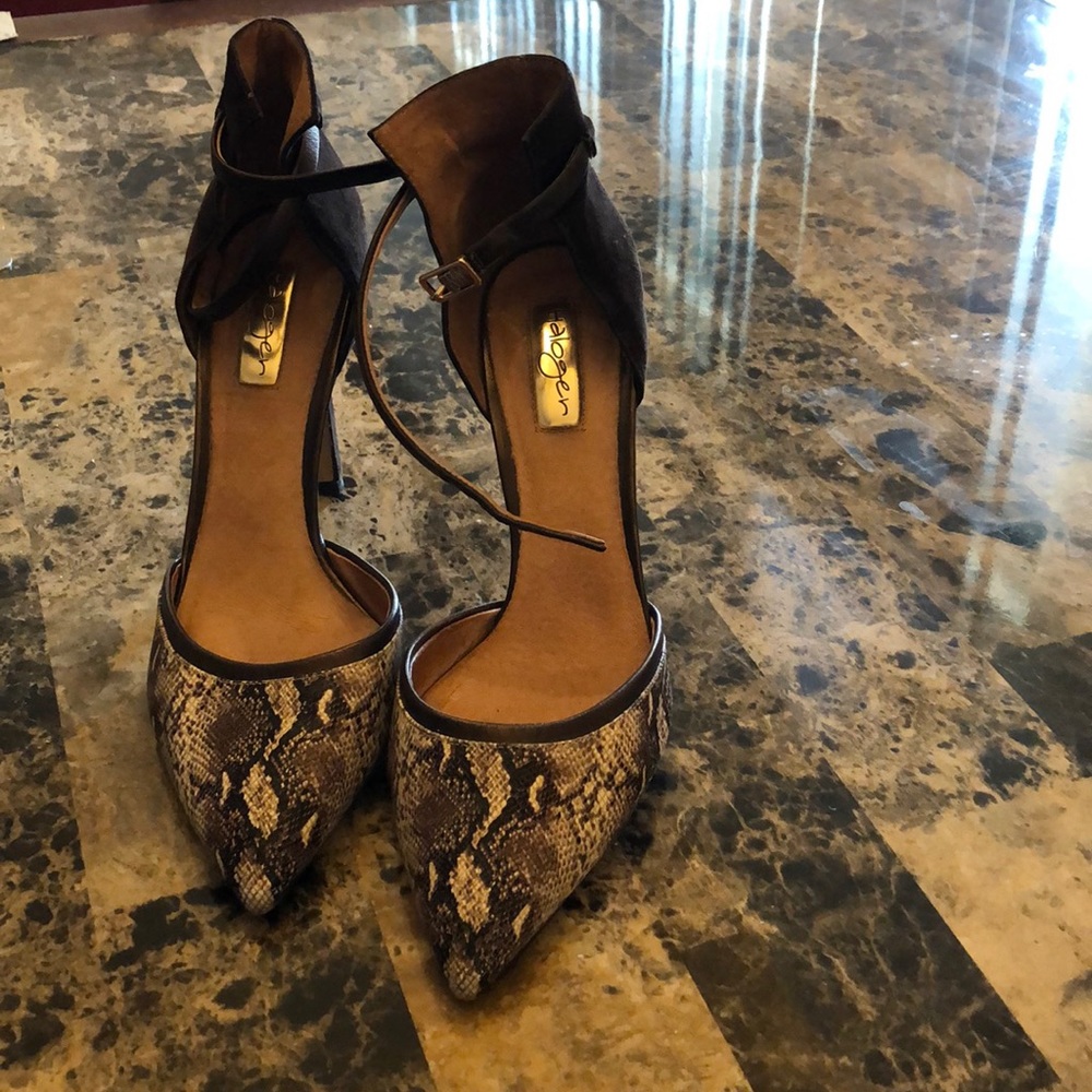 Snake Skin Designer Heels